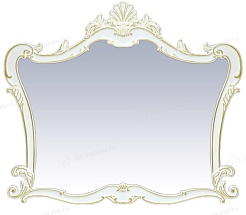 Misty Мебель для ванной Bianco 100 белый, сусальное золото – фотография-13