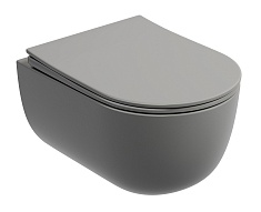 Ceramicanova Подвесной унитаз Modena Rimless CN6063MH антрацит матовый