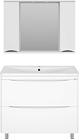 Misty Мебель для ванной Атлантик 100 2 ящика белая