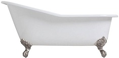 Фэма Чугунная ванна "Gracia", ножки хром, покрытие RAL, матовое