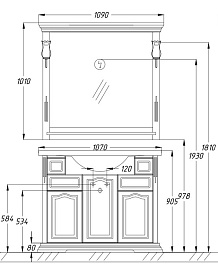 Opadiris Мебель для ванной Риспекто 100 цвет 9003 (белый матовый) – фотография-2