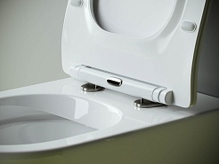 Ceramicanova Напольный приставной унитаз Metropol Rimless CN4004 белый – фотография-3