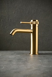 Allen Brau Смеситель для раковины Priority 5.31A01-GB золото – фотография-6