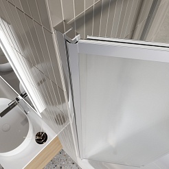 BelBagno Шторка на ванну 90/145 LUCE-VF-11-90/145-P-Cr – фотография-3