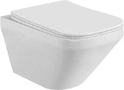 Aquatek Унитаз подвесной Лира AQ1155-00 в комплекте с инсталляцией Standard INS-0000012 с клавишей смыва KDI-0000009 белая и крепления KKI-0000002 – фотография-2