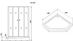 Grossman Душевая кабина 100x100 GR-270D – фотография-7