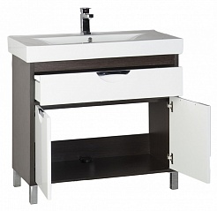 Aquanet Тумба с раковиной "Гретта 90" венге (177068) – фотография-2