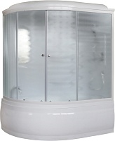 Royal Bath Душевая кабина ALP RB 150ALP-C-R 150x100 R с г/м стекло матовое профиль белый