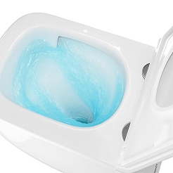 Azario Унитаз подвесной Fote AZ-116-UQ3 безободковый белый – фотография-11