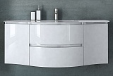 Cezares Тумба с раковиной Vague 140 bianco lucido