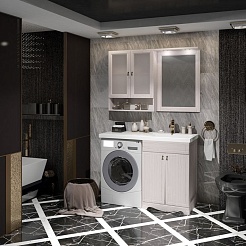 Opadiris Тумба с раковиной Клио 120 R беленый бук – фотография-4