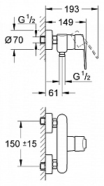 Grohe Смеситель "Eurostyle Cosmopolitan 33590002" – фотография-8
