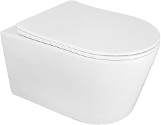 Azario Унитаз подвесной Ollin AZ-0513R безободковый белый