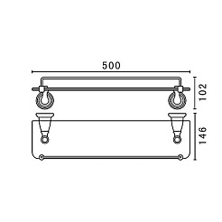Art&Max Полка Bianchi AM-E-2611-Do – фотография-2