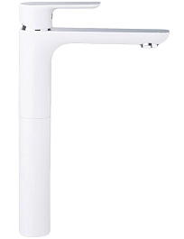 Gappo Смеситель для раковины G48 G1048-2 белый/хром – фотография-1