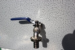 Электромаш Умывальник "Акватекс" с подогревом, нержавеющая мойка, белое золото – фотография-2