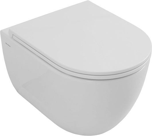 Allen Brau Унитаз подвесной Priority 4.31008.20 белый глянец с крышкой 4.31010.20 – фото-1