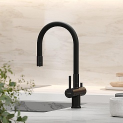 Sancos Смеситель для кухни Lucia SC4004MB матовый черный – фотография-3