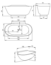Aquatika Акриловая ванна Арт Аванта – фотография-2