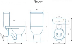Kirovit Унитаз-компакт Галант – фотография-3
