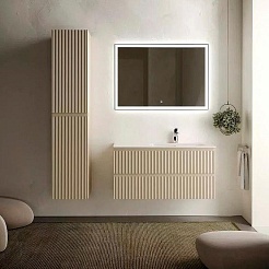 Sancos Мебель для ванной Snob R 100R beige soft – фотография-2