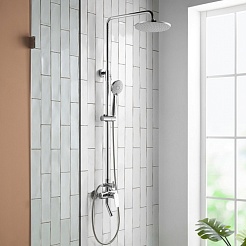 Bravat Душевая стойка Rhein F6429564CP-A-ENG – фотография-2