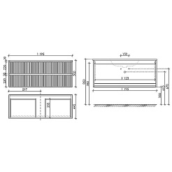 Sancos Тумба с раковиной Snob T 120 doha soft раковина Grace 121 CN7017 – фотография-5