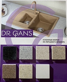 Dr. Gans Мойка кухонная Техно 860 черная – фотография-5