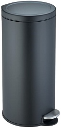 WeltWasser Ведро для мусора WW Lora BL 30L черное матовое – фотография-1