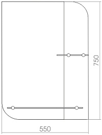 Mixline Зеркало Шарм Вьюн 55 – фотография-2