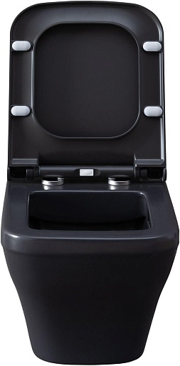 Allen Brau Унитаз подвесной Infinity 4.21011.AN антрацит с крышкой 4.21014.AN – фотография-6