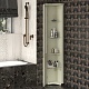 Opadiris Шкаф-пенал для ванной Клио 37 L угловой, слоновая кость – картинка-7
