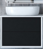 Cezares Тумба с раковиной Bellagio 70 grafite столешница 50185 раковина 50179