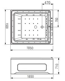 Gemy Акриловая ванна G9268 K – фотография-3