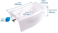 Triton Акриловая ванна Оскар – фотография-5