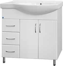 Style Line Тумба с раковиной Стандарт №25 82 левая – фотография-1