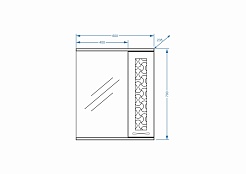 Stella Polare Зеркало-шкаф Ванда 60/С – фотография-4