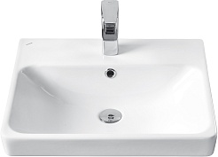 Акватон Тумба с раковиной Сканди Doors 55 белая/дуб рустикальный – фотография-7