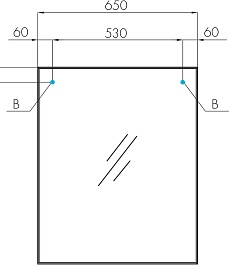 Акватон Зеркало Рико 65 – фотография-2