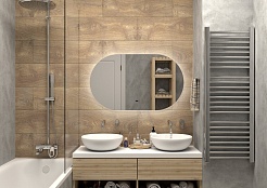 Continent Зеркало Fleur Led 1000x600 – фотография-6