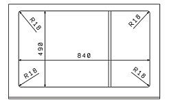 Florentina Мойка гранитная Липси 860 с крылом коричневый – фотография-3