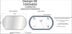 Cersanit Зеркало Led 090 design 100x60 – фотография-6