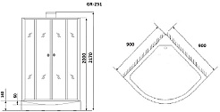 Grossman Душевая кабина 90x90 GR-251 – фотография-7