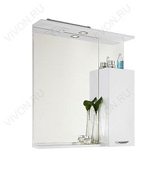 Водолей Мебель для ванной Марко 75 R белая – фотография-23