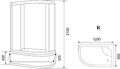 Parly Душевая кабина Classic EC1221R – фотография-7
