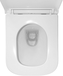 Azario Унитаз-компакт Varo AZ-2171 безободковый с бачком с сиденьем микролифт белый – фотография-11