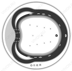 Kolpa San  Комплект гидро-аэромассажа Kolpa San Opera Elite Plus Air (массаж: боковой, спины, аэромассаж) – фотография-1