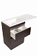 Style Line Тумба с раковиной Даллас 120 Люкс L, венге – фотография-10