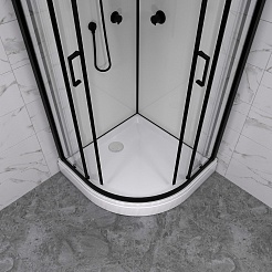 Triton Душевая кабина Прайм Блэк 90/90 А Щ0000071582 – фотография-4