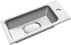 Grossman Мебель для ванной Метрис 50 R/L черная – фотография-7